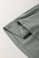 Medium Grey Solid Color Toothpick Stripe Round Neck T Shirt