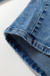 Dusk Blue High Waist Straight Leg Ankle Jeans