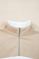 Parchment Fleece Colorblock Patchwork Zipped Neck Pullover Sweatshirt