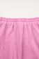 Bonbon Solid Loose V Neck Half Sleeve Tee and Shorts