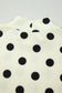 Beige Polka Dot Print High Neck Dolman Top