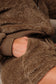 Parchment Zip Up Hoodie Drawstring Shorts Sherpa 2pcs Outfit