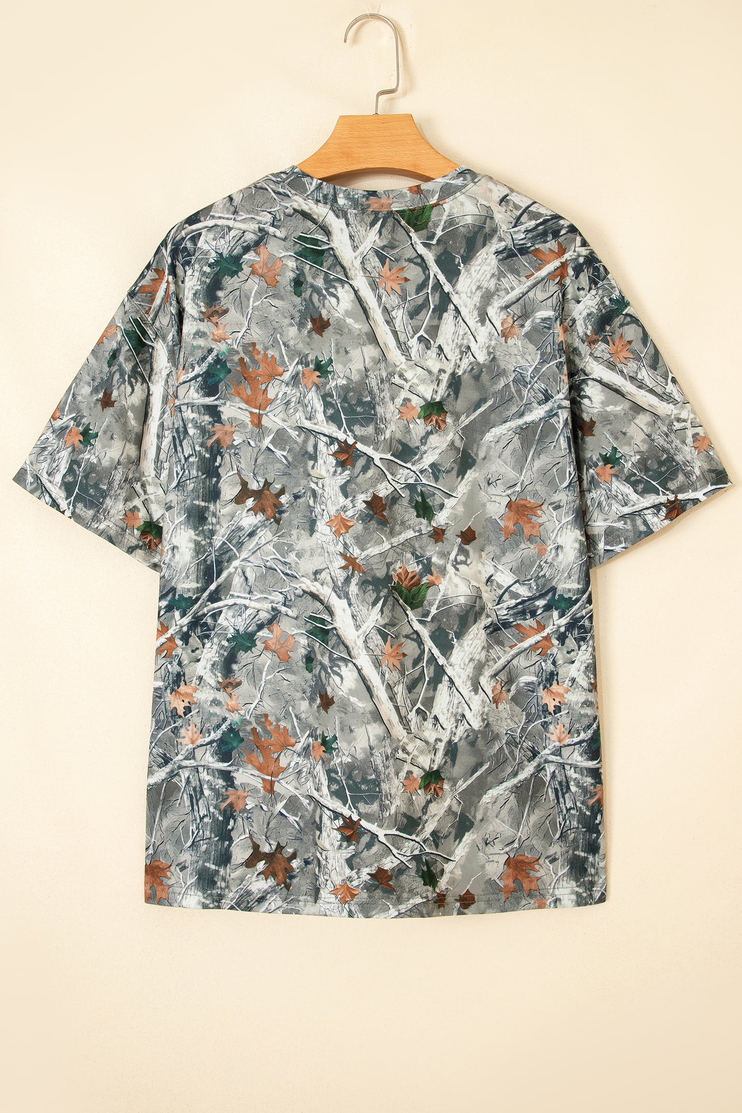 Beige Camo Woodland LOVE LIKE JESUS Casual Tee