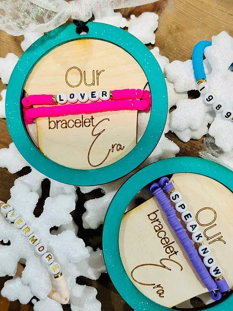 Swiftie Ornament with Bracelet