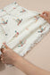 Beige Wild Duck Mallard High Waist Frayed Denim Shorts