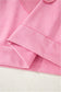 Bonbon Waffle Bowknot Patchwork Graphic Mineral Wash Plus Size Sweatshirt