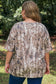 Khaki Plus Size Woodland Camouflage Print T Shirt