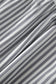 Gray Stripe Half Button Gauze Patchwork Bracelet Sleeve Babydoll Blouse