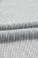 Light Grey 3 Pieces Rib Crop Camisole Matching Shorts Lounge Set with Cardigan