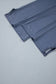 Real Teal Raw Seam Patchwork Long Sleeve Top Pocket Casual Pants 2pcs Set