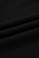 Black Solid Color Oversize Slit Sweatshirt Ribbed Leggings 2pcs Set