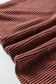 Fushia Plus Size Contrast Frilled Neckline Ruffled Short Sleeve Ribbed Textured Blouse