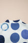 Green Polka Dot Print Flounced Half Sleeve Casual Vacation Style Mini Dress