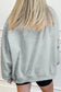 Black Solid Color Oversized Mock Neck Sweatshirt