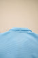 Beau Blue Striped Detail Flutter Sleeve Zipped Collar Short Set