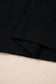 Black Solid Color Knit Contrast Denim Patchwork Collar Sweater Vest