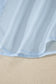 Beau Blue Sheer Tunic Shirt Drawstring Shorts 2pcs Swim Cover Up