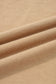 Light French Beige Varsity Striped Detail Drop Shoulder Oversized Sweatshirt