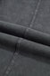 Carbon Grey Mineral Wash Seam Detail Elastic Waist Barrel Pants