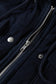 Sail Blue 2 in 1 Thermal Knit Textured Hooded Jacket