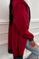 Four Leaf Clover Contrast Cuffed Drop Shoulder Zip up Tunic Hoodie