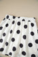 White Polka Dot Short Sleeve Top Casual Skort 2pcs Outfit