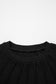 White Solid Color Seam Detail Raglan Long Sleeve Top