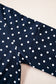 Brown Polka Dot Drawstring Wide Leg Long Sleeve Top Pant Set