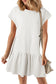 Ashleigh Blue Solid Color Cap Sleeve Drop Waist T Shirt Dress