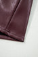 Wild Ginger Vegan Leather Sleeveless Mini Dress