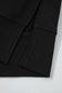 Black Solid Color Oversize Slit Sweatshirt Ribbed Leggings 2pcs Set