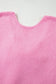 Bonbon Festive Bow Backless Bubble Sleeve Sweater
