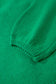 Bright Green Festive Bow Backless Bubble Sleeve Sweater