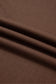 Coffee Colorblock Trim Crewneck Long Sleeve Pullover Sweatshirt