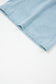 Sky Blue Stripe Plus Size Contrast Drawstring Elastic Waist Denim Shorts