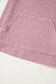 Clearly Aqua Ribbed Texture Drop Shoulder Henley Knit Top