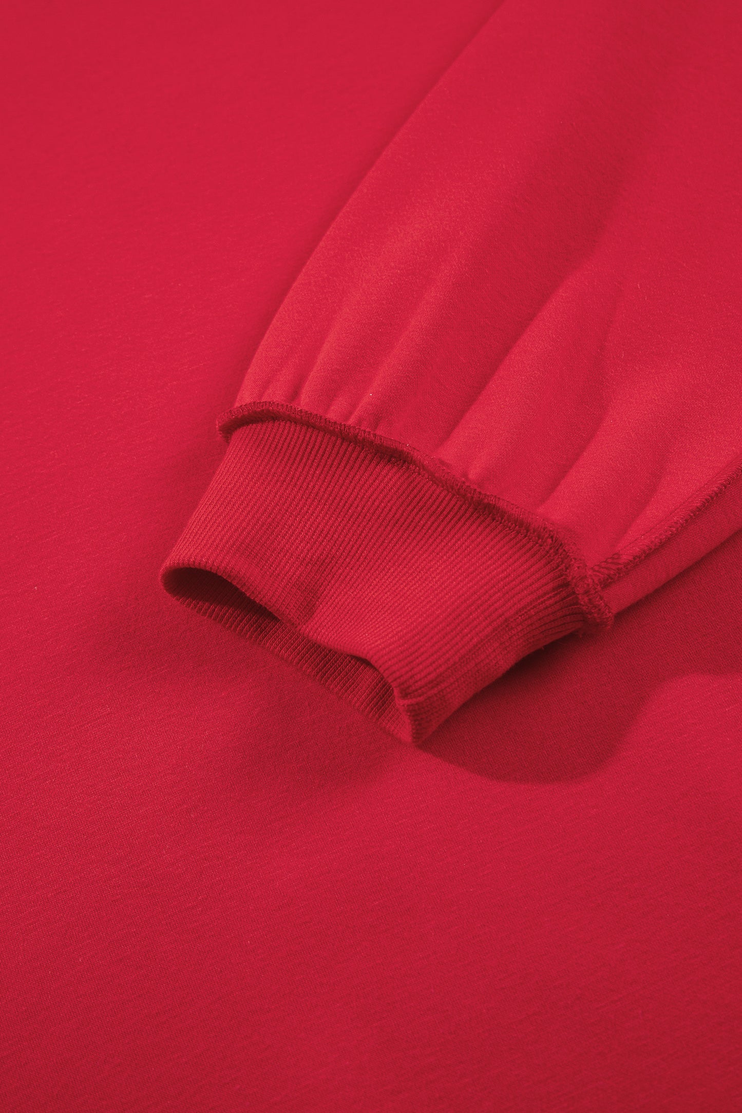 Bright Pink Exposed Seam Detail Reversible Double Wear Plus Size Sweatshirt