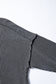 Parchment Twist Ribbed Exposed Seam Detail Long Sleeve Loose Top