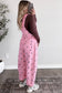 Jet Stream Polka Dot Print Bib Pocket Denim Barrel Overalls Jumpsuit