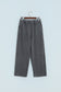 Carbon Grey Mineral Wash Seam Detail Elastic Waist Barrel Pants