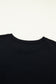 White Solid Color Dropped Shoulder Long Sleeve Top