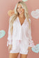 Pink Bow Lattice Print Bow Ties 2pcs Pajama Set