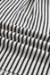 Black Stripe Collared Split Neck Short Bubble Sleeve Blouse