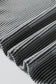 Dark Grey Twisted Ribbed High Neck Loose Tee Elastic High Waist Loose Pant Set