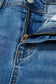 Myosotis Acid Washed Straight Leg Full Length Casual Jeans