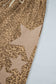 Khaki Plus Size Leopard Print Western Star Patched Jogger Pants