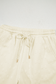 White Bow Jacquard Ruffle Sleeve Short 2pcs Outfit