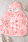Gray Camouflage Woodland Print Oversized Sporty Hoodie