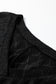 Golden Fleece Pointelle Rhombus Knit Plus Size V Neck Loose Top