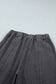 Carbon Grey Mineral Wash Seam Detail Elastic Waist Barrel Pants